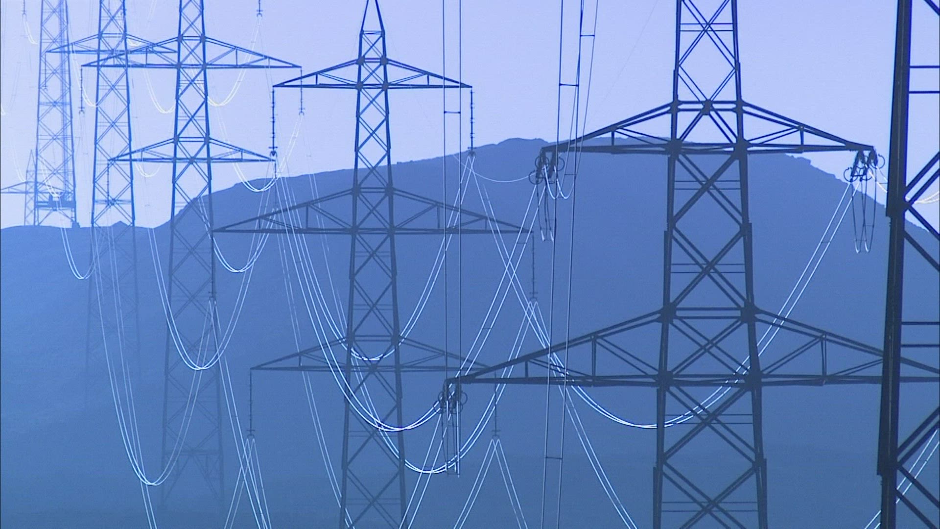 448258056 / Power Supply Line / Power Pole / Alps / Switzerland