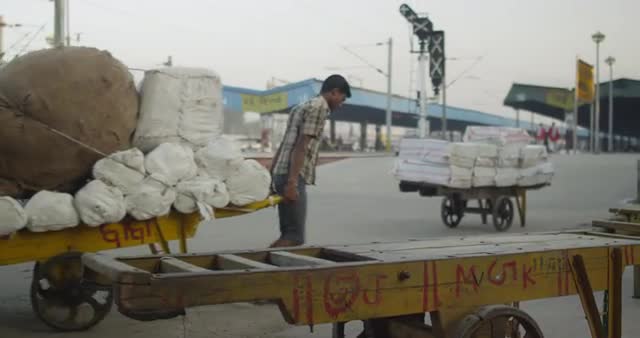 Porter at New Delhi Railway Station