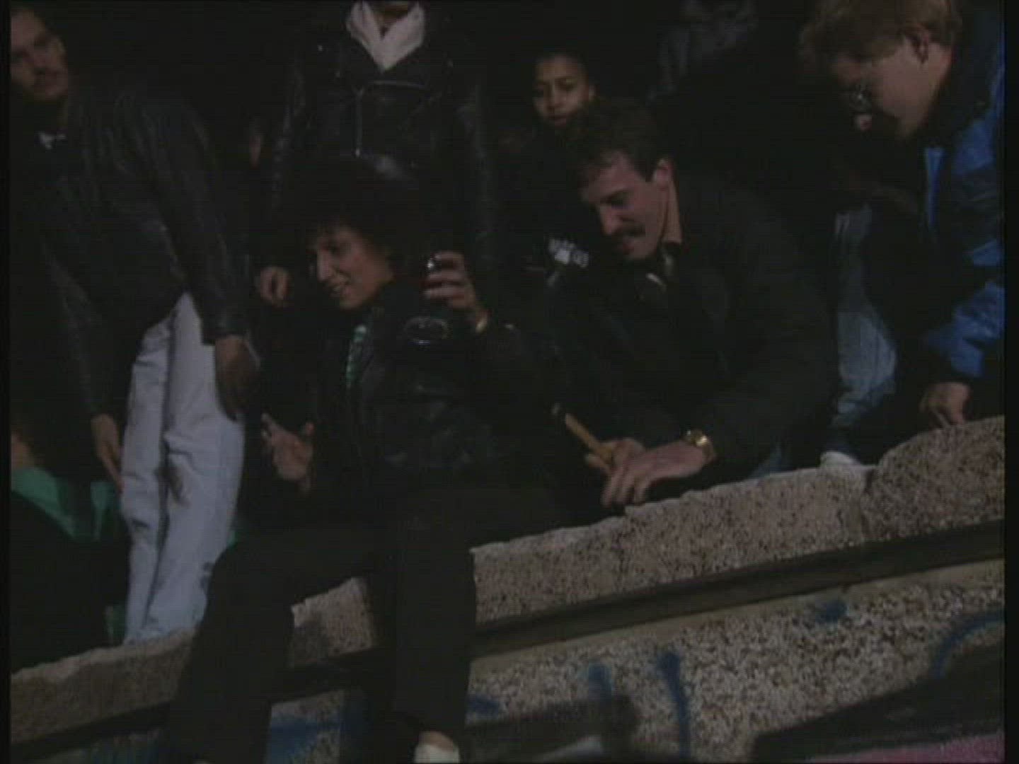 958297528 / Fall of the Berlin Wall / Night / Germany / 1989