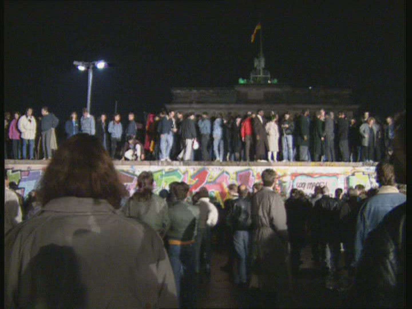 389133651 / Fall of the Berlin Wall / Night / Germany / 1989