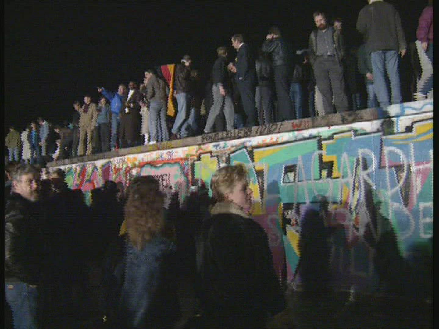 710822488 / Fall of the Berlin Wall / Night / Germany / 1989