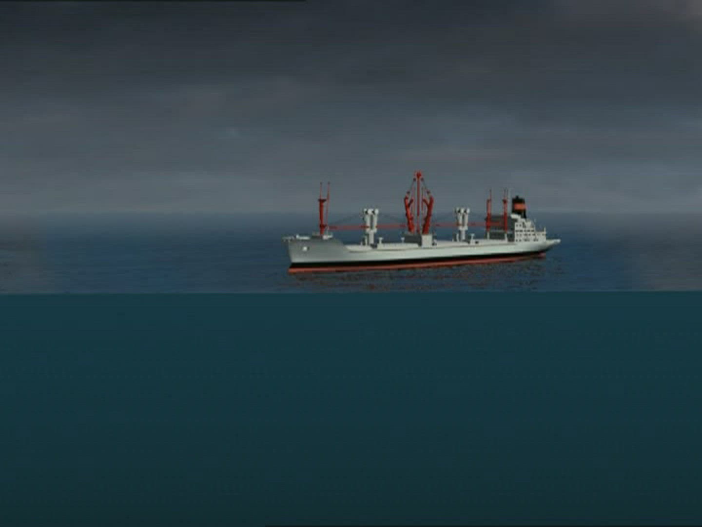 196974437 / Ship / Buoy / Wave / Computer Animation