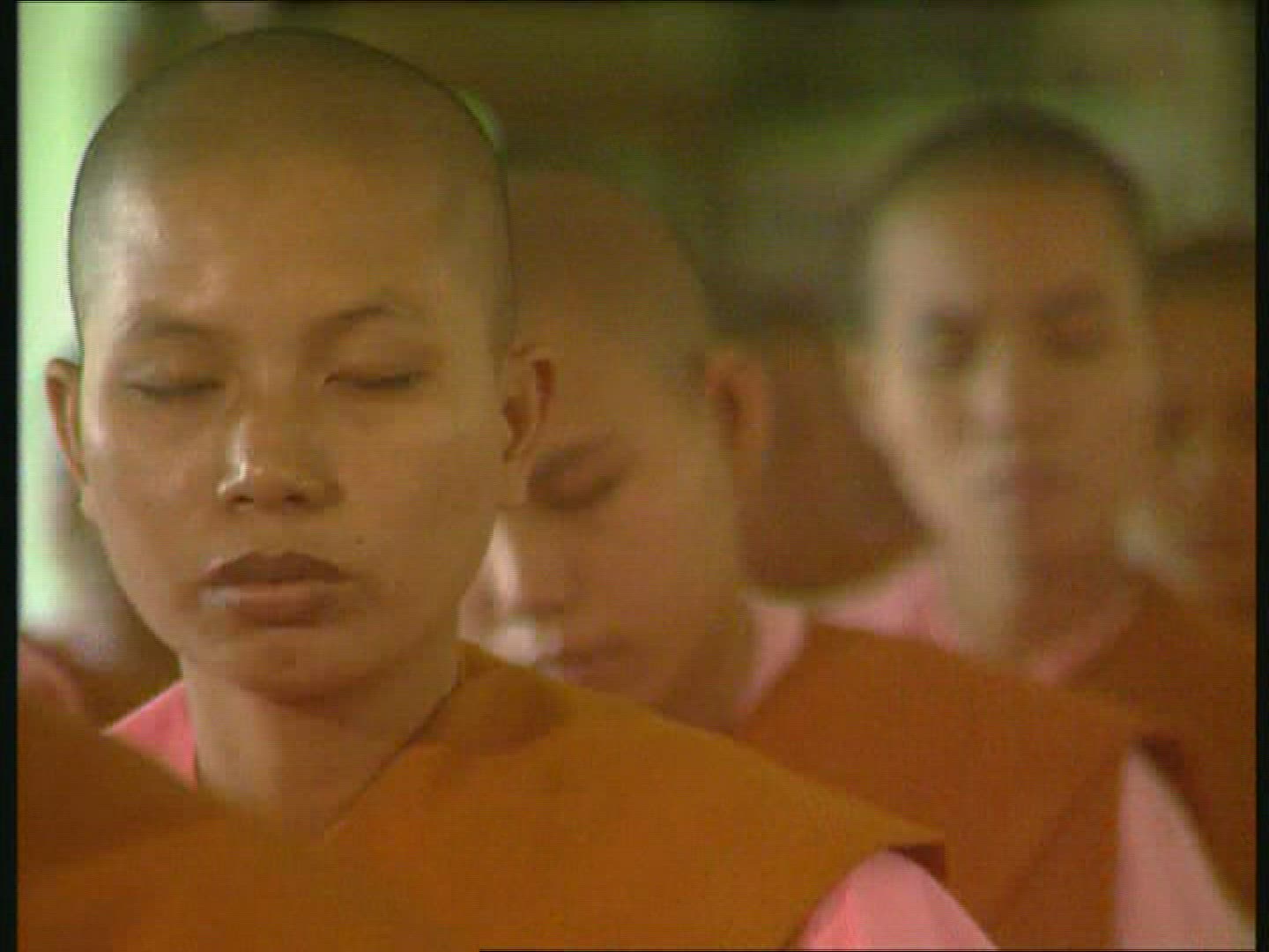351819055 / Nun / Meditation / Buddhism / Myanmar