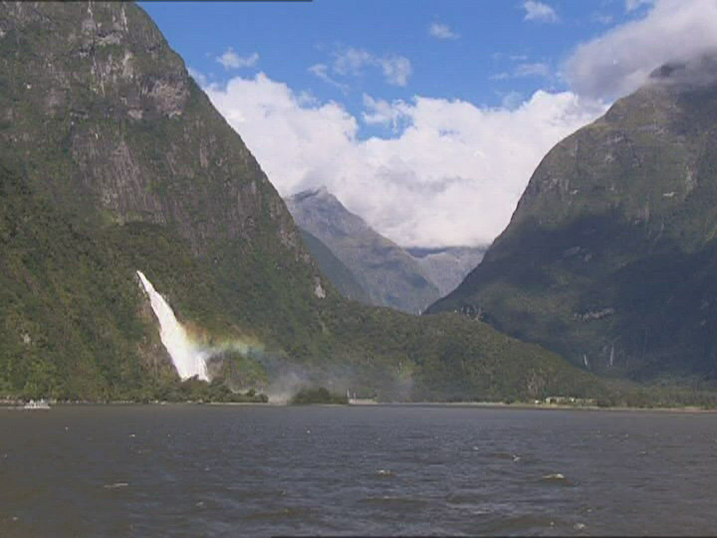 668483117 / Waterfall / Fiorland National Park / New Zealand