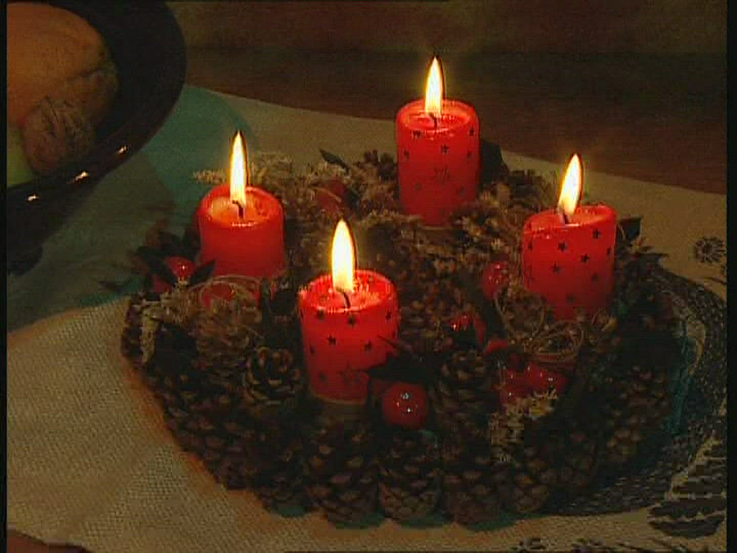 569833857 / Advent's Wreath / Christmas Decoration