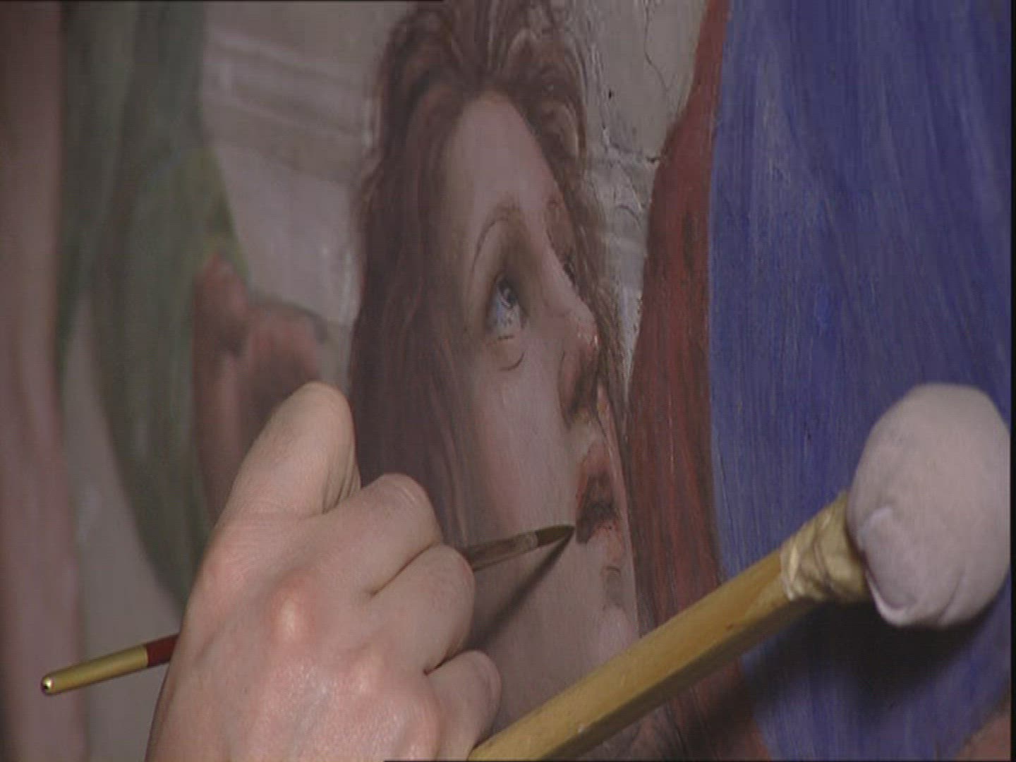 544175863 / Restorer / Fresco / Vatican City