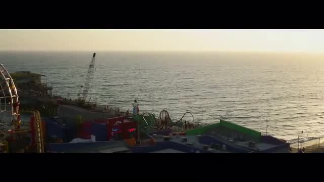 Santa Monica Pier Downward Angle