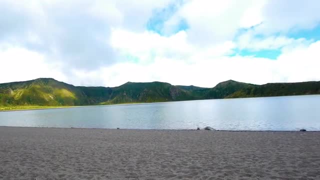 Paradise Lagoon Pan In Vulcanic island