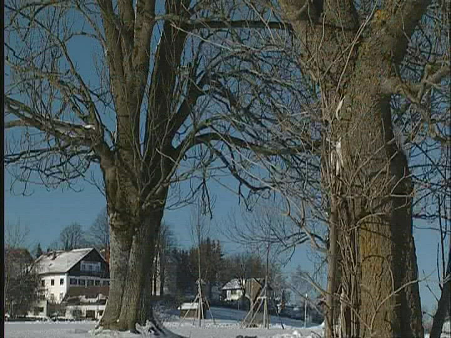 421643834 / Snowscape / Alpine Foreland / Germany