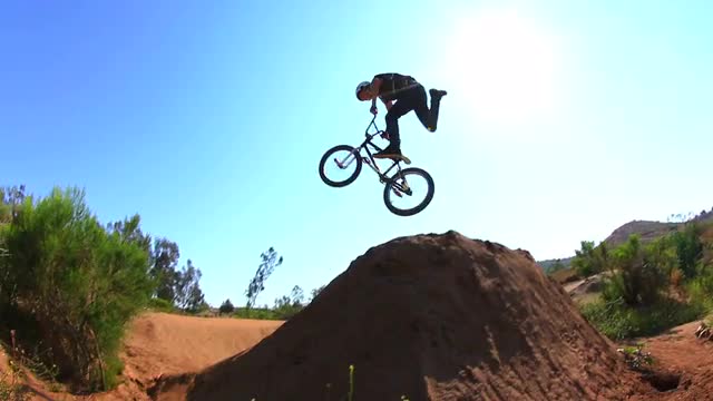Extreme BMX Rider Does Double Tail Whip