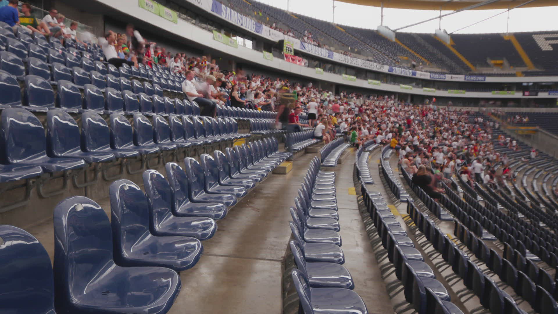 472676555 / Football Fan / Football Stadium / Frankfurt am Main / Germany