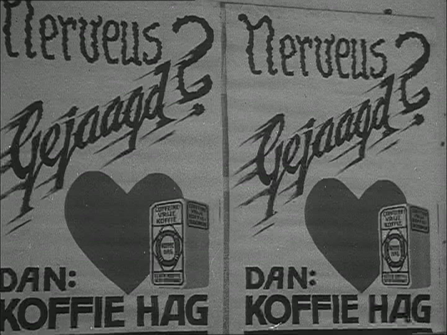 125847007 / Coffee Advertisement / Coffee Hag / 1920 / Indonesia
