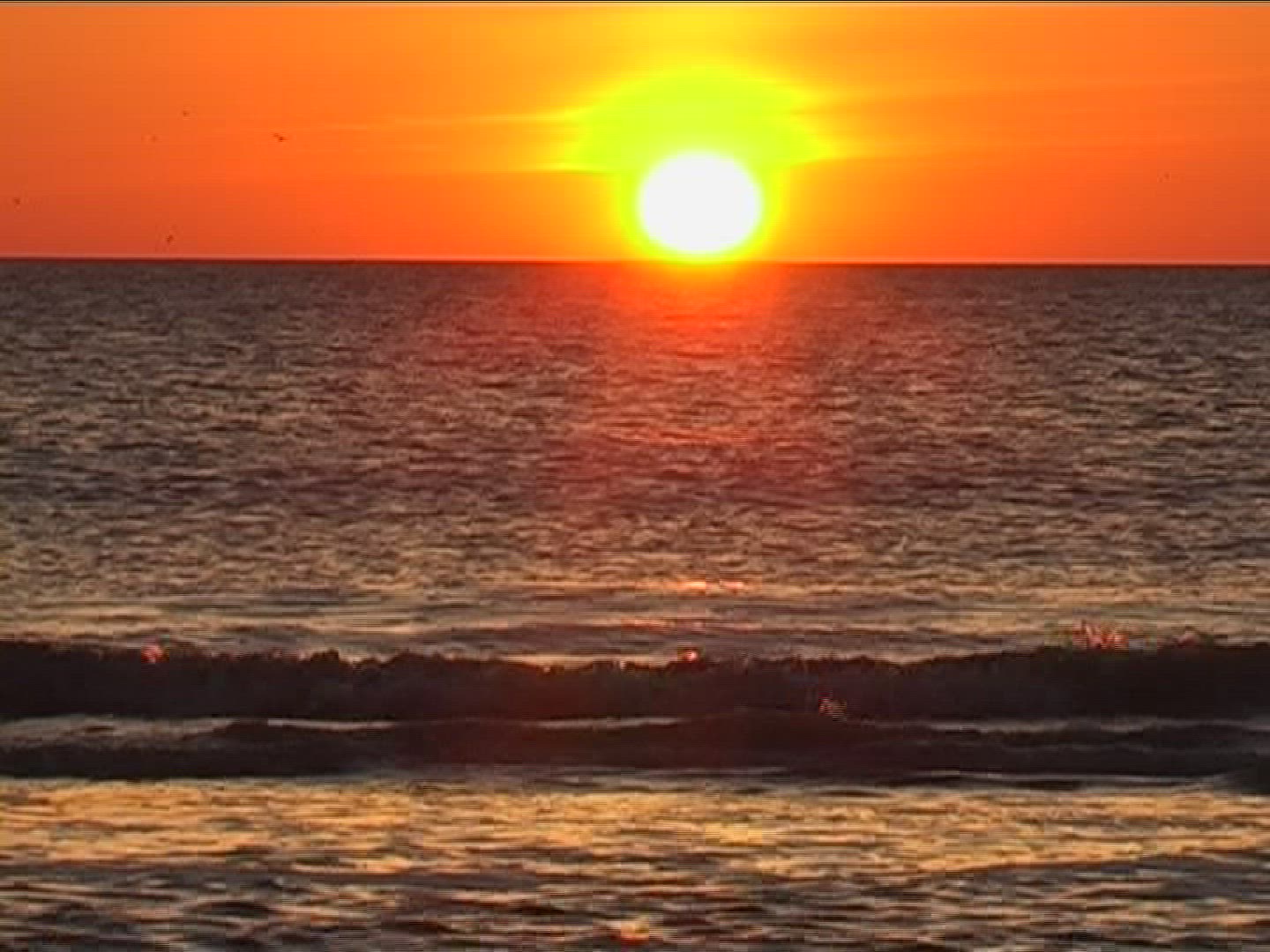 800430075 / North Sea / Sunset / Sylt / Germany