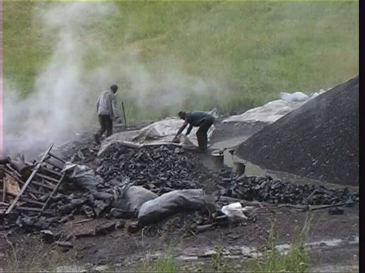 541410170 / Charcoal Pile / Charburning Pile Of Coal / Szalajkatal / Hungary