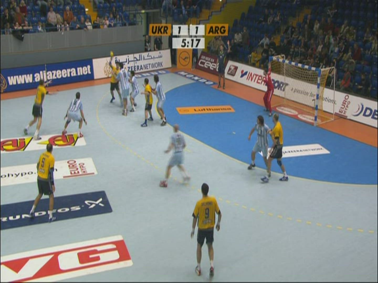 199812366 / 2007 World Men's Handball Championship / Ukraine-Argentina / Germany