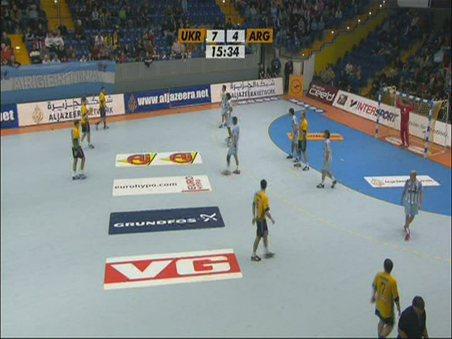 961547882 / 2007 World Men's Handball Championship / Ukraine-Argentina / Germany