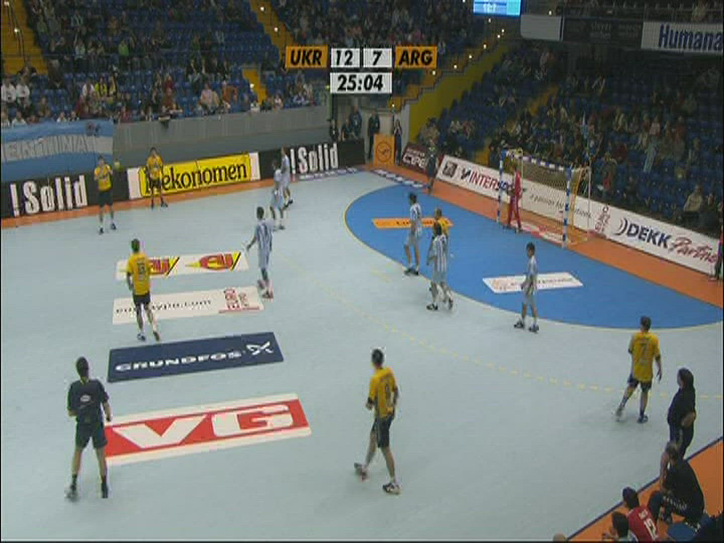 437142925 / 2007 World Men's Handball Championship / Ukraine-Argentina / Germany