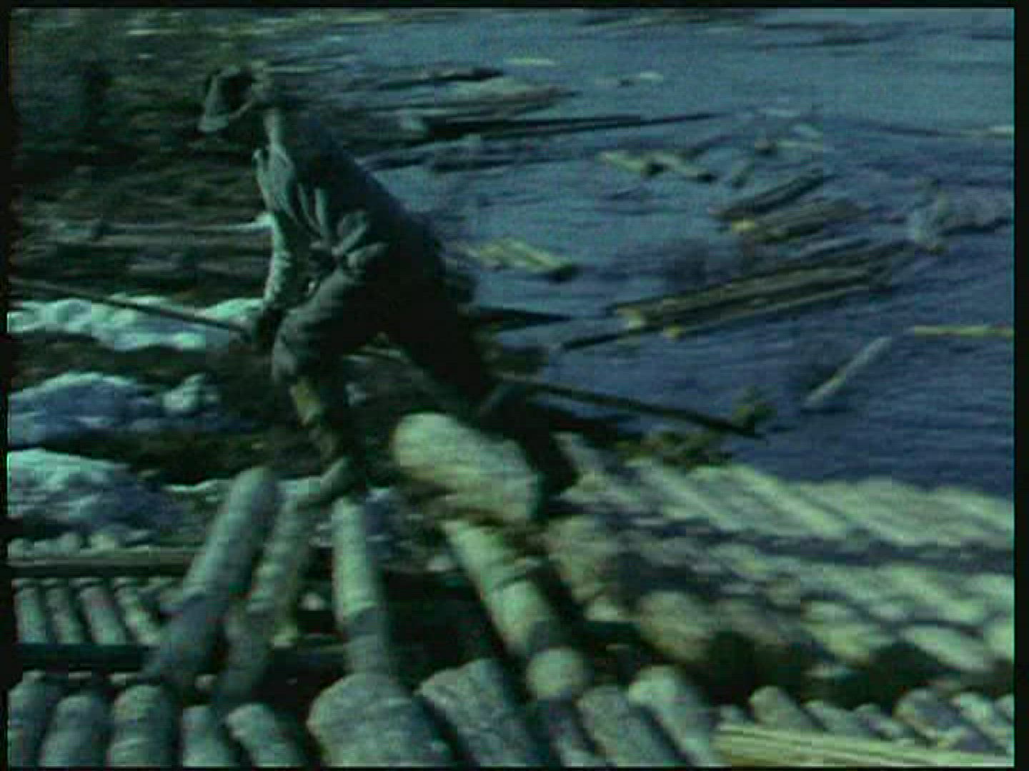 687061411 / Timber Rafting / Log Driving / Sweden / 1947-1948