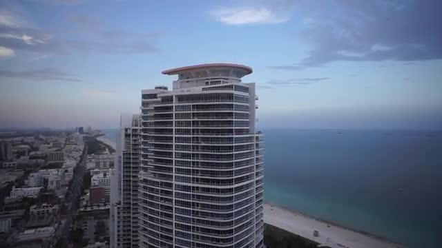 Best Extended Aerial Fly Over to Continuum II- Miami Beach Luxury Condo (penthouse)