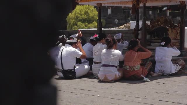 Praying in the Temple