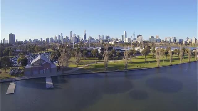 Melbourne City From Albert Park 26