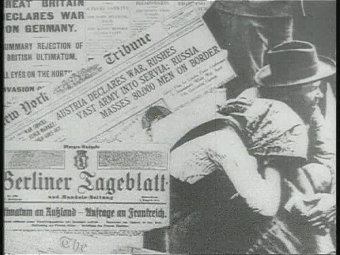 853363205 / Newspaper / Outbreak of War / First World War