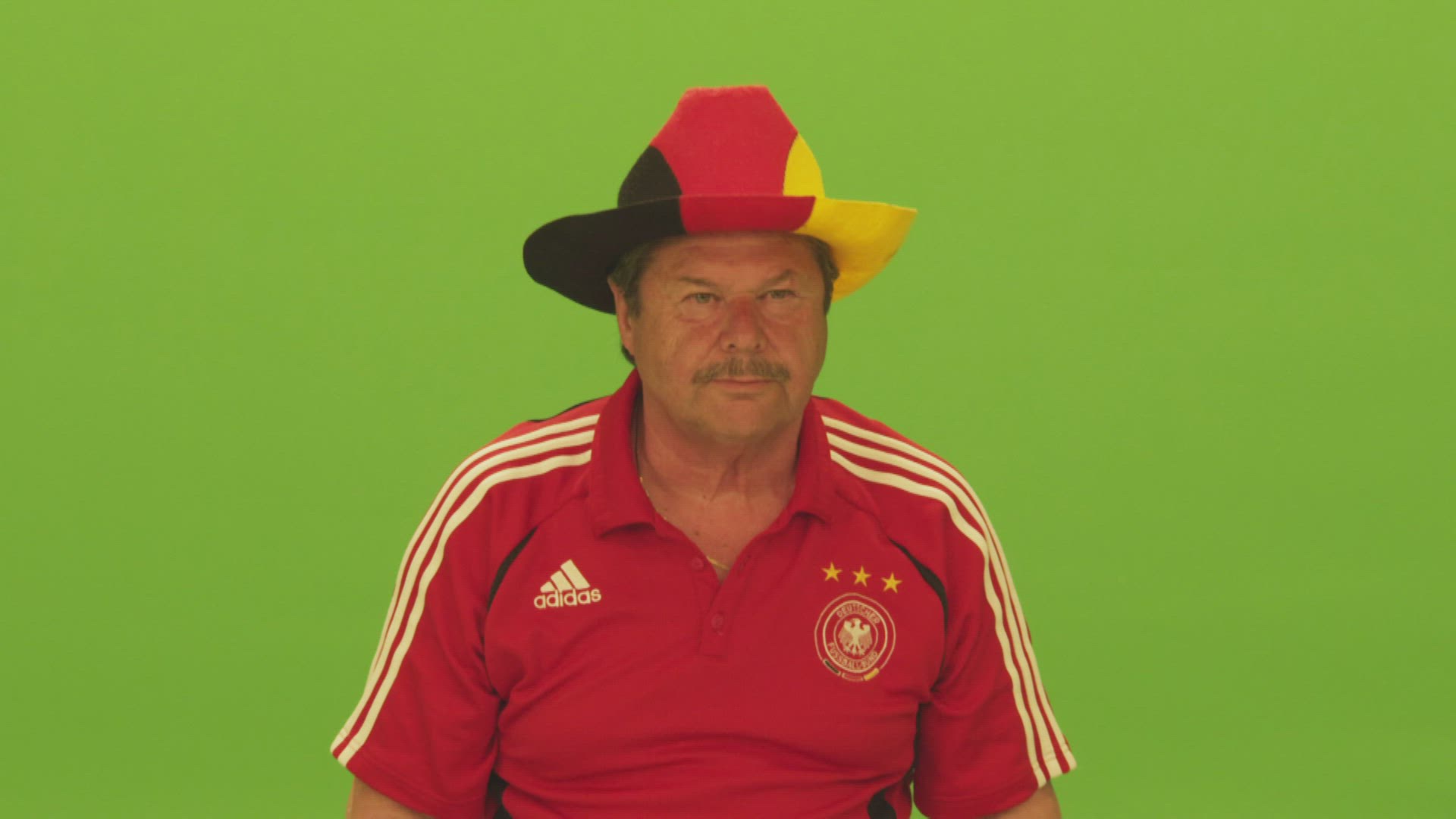 321672650 / Man / German Fan / Football Fan / Chroma Key
