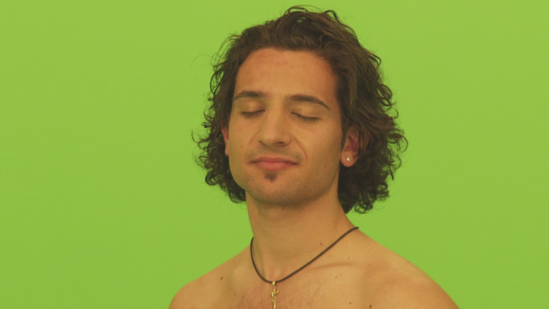 705930757 / Mediterranean Ethnicity / Soccer Ball / Chroma Key