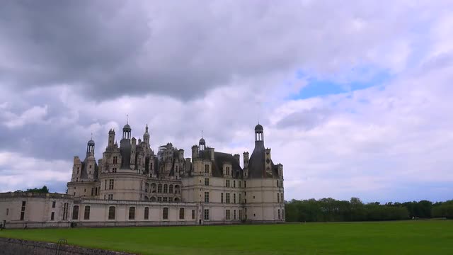 The beautiful chateau of Chambord in the Loire Valley in France.