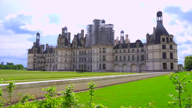 The beautiful chateau of Chambord in the Loire Valley in France.