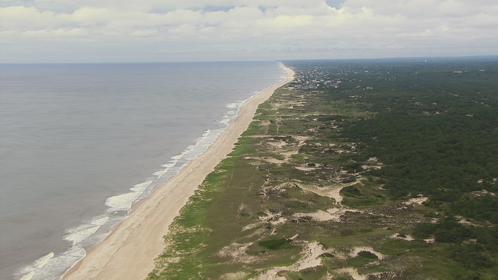 963363328 / Beach / Long Island / New York State / USA / Aerial