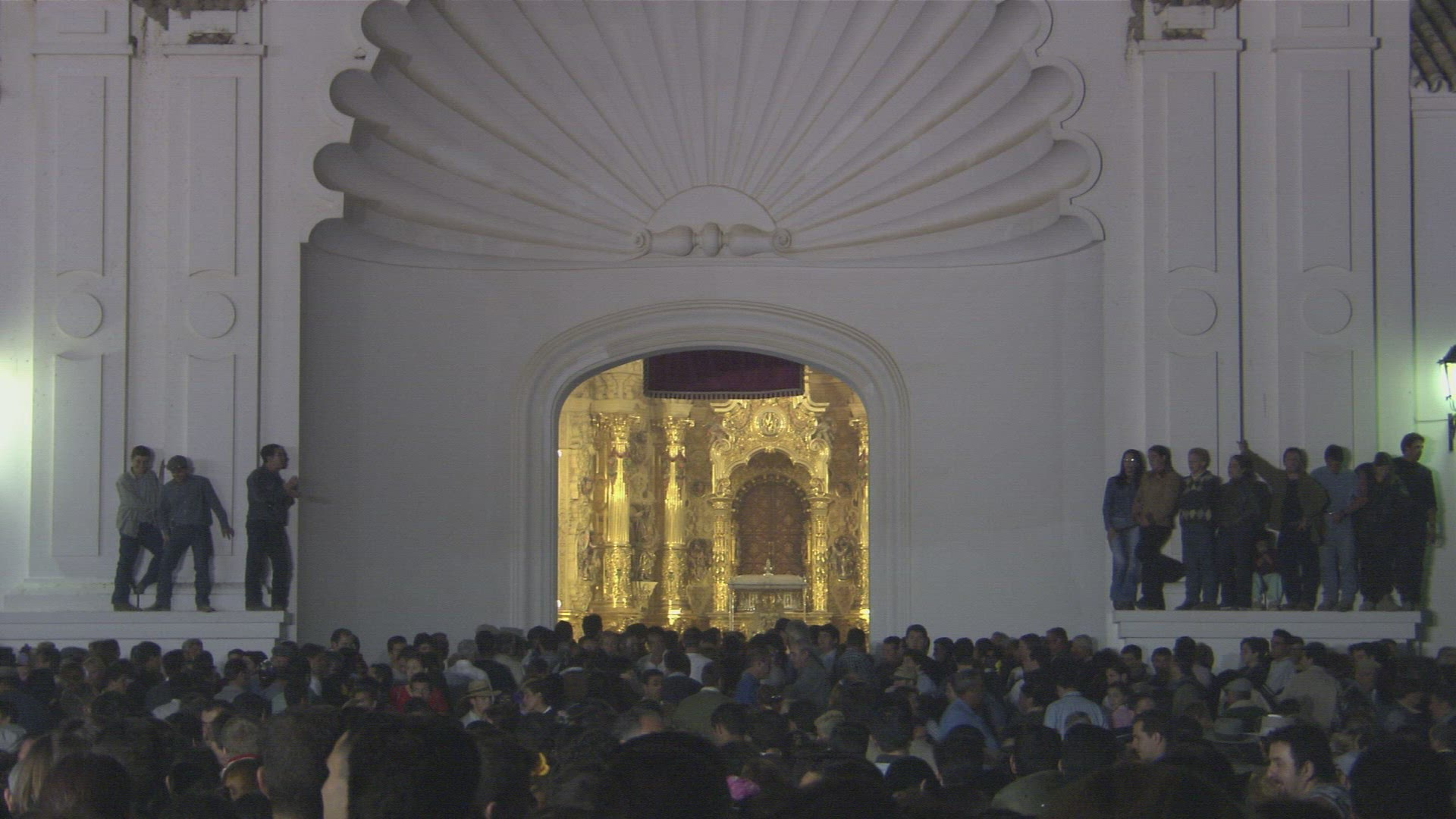 411209154 / Pilgrimage / Procession / Night / El Rocío / Spain