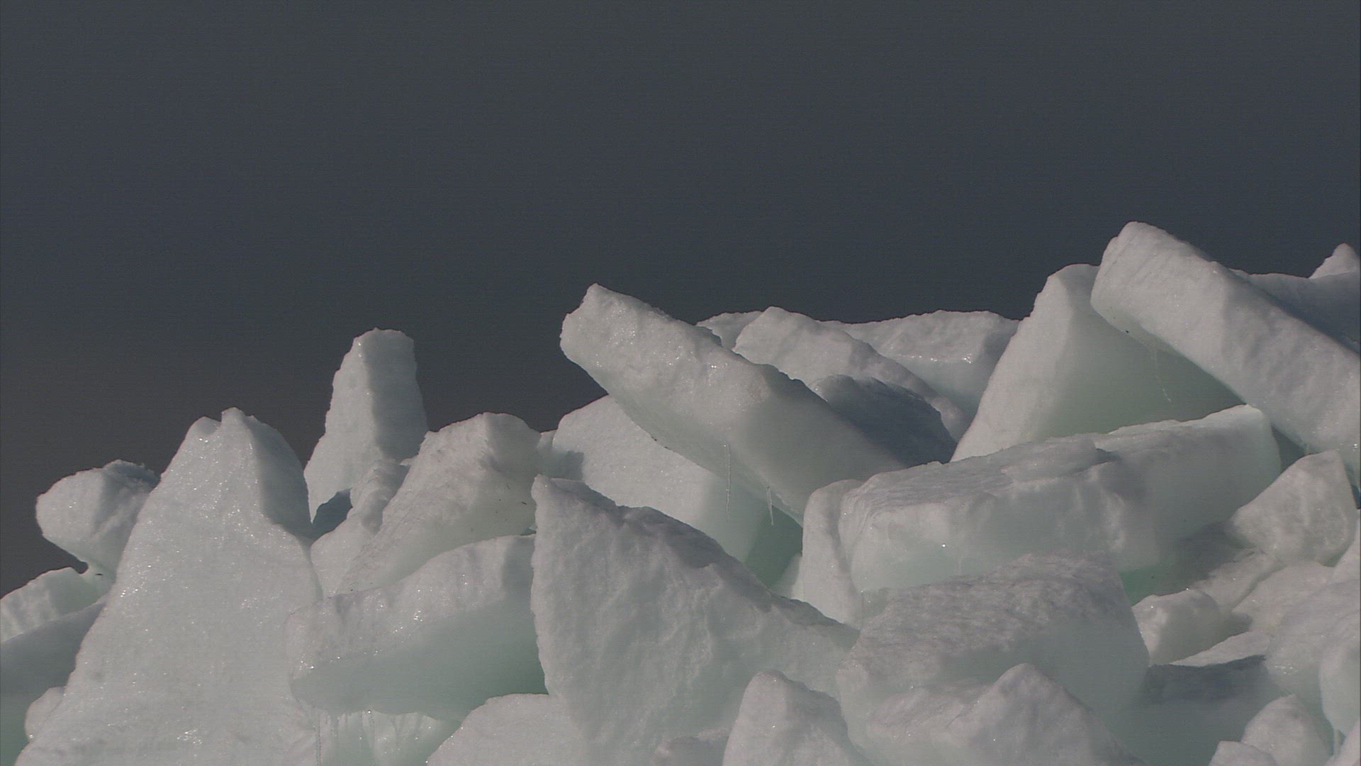 921163047 / Pack Ice / Snowscape / Hokkaido / Japan
