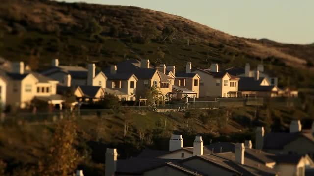 Shots of upscale urban neighborhood.