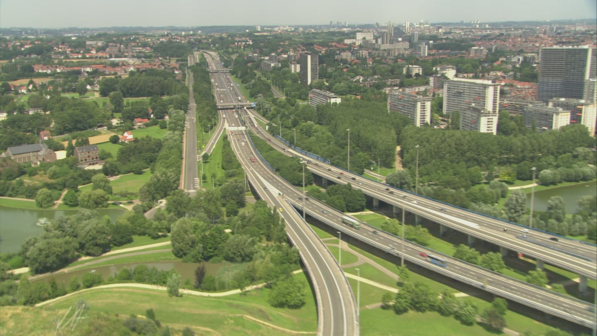 918603420 / Motorway / Belgium / Aerial