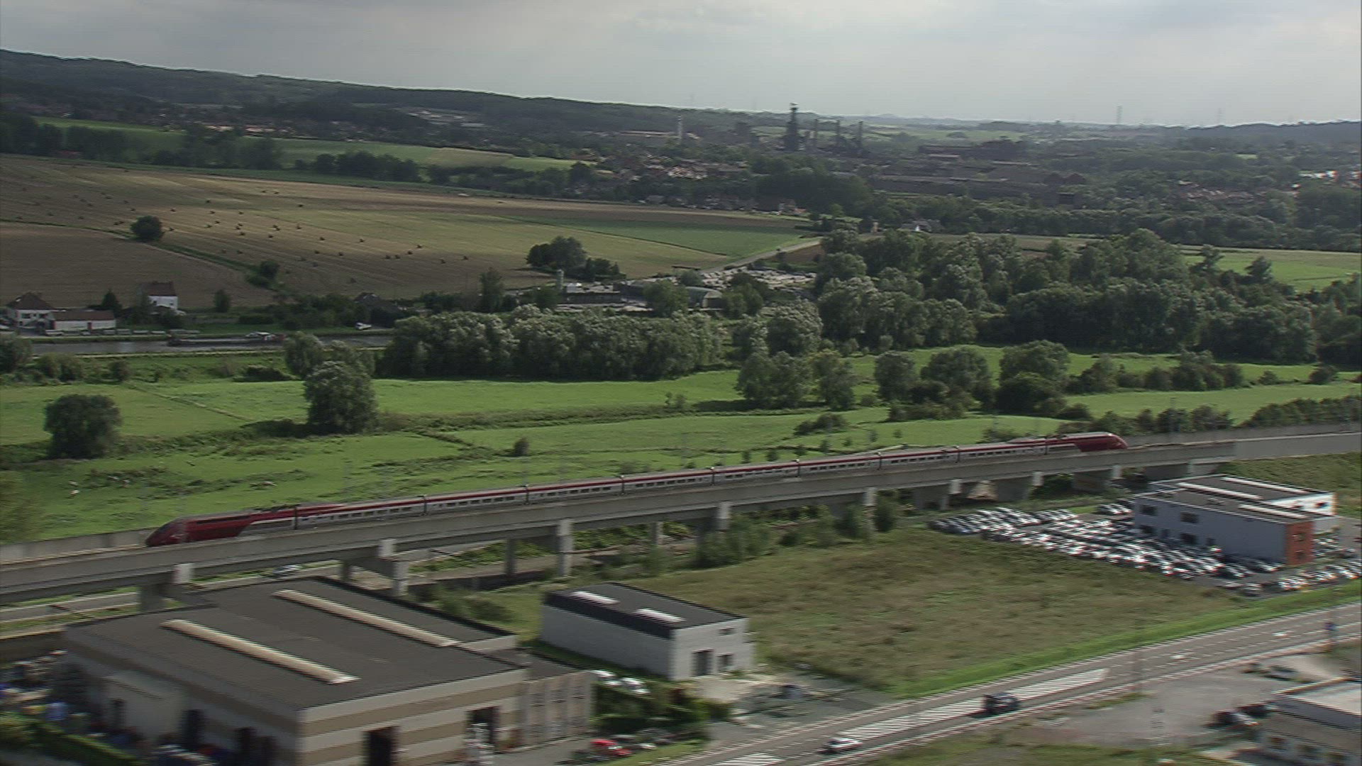 901630660 / High-speed Train / Belgium / Aerial