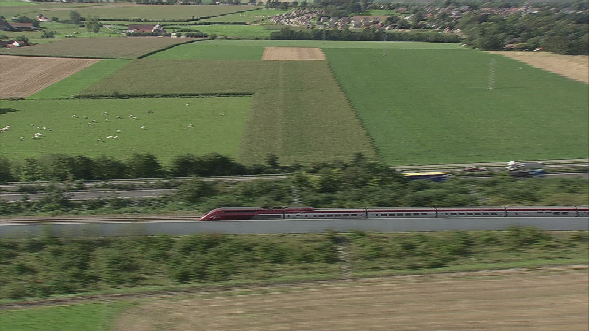 551285019 / High-speed Train / Belgium / Aerial