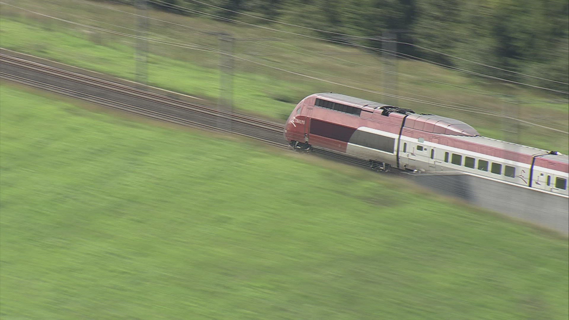 956757208 / High-speed Train / Belgium / Aerial