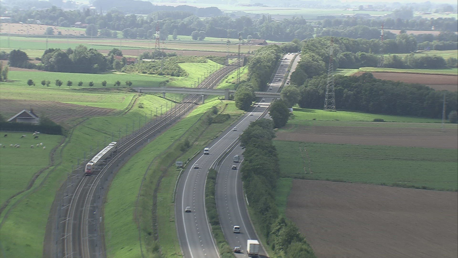 604851379 / High-speed Train / Belgium / Aerial