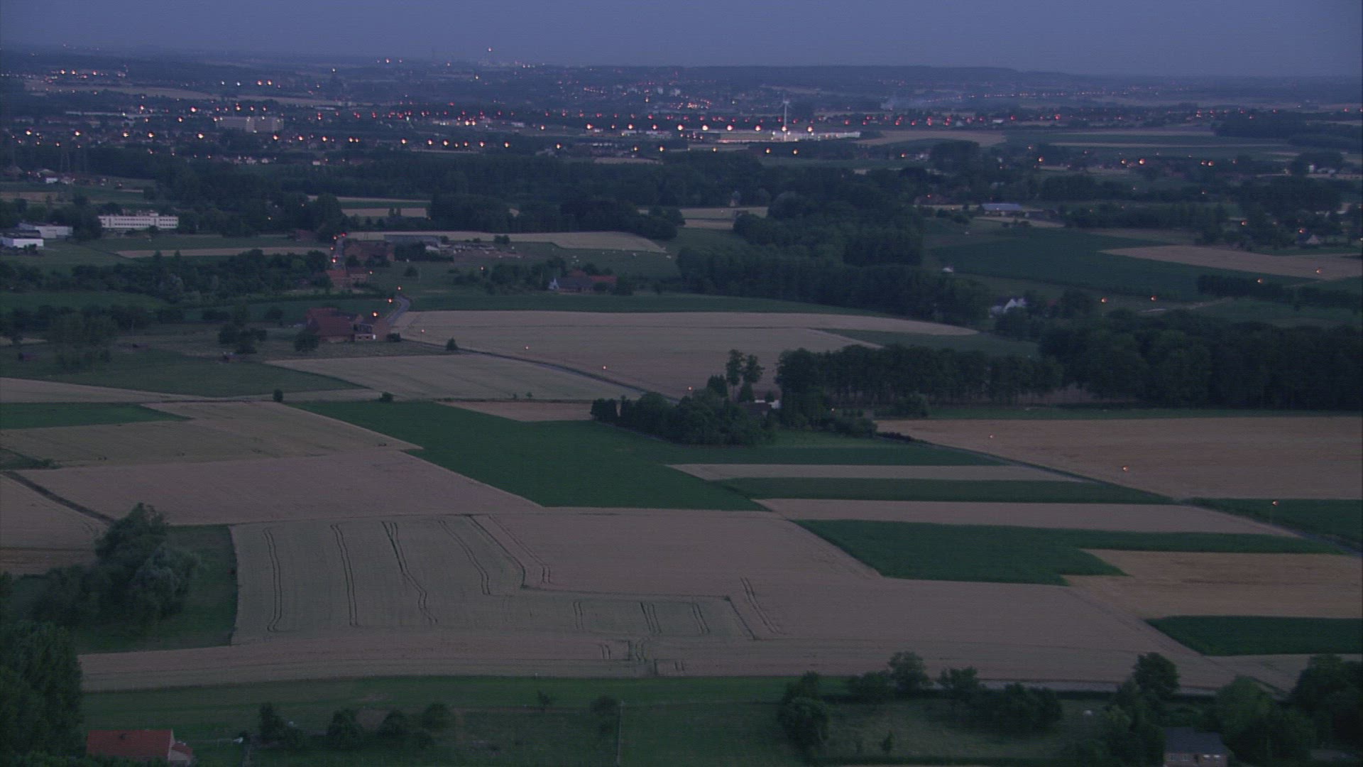 547326672 / Twilight / Landscape / Belgium / Aerial