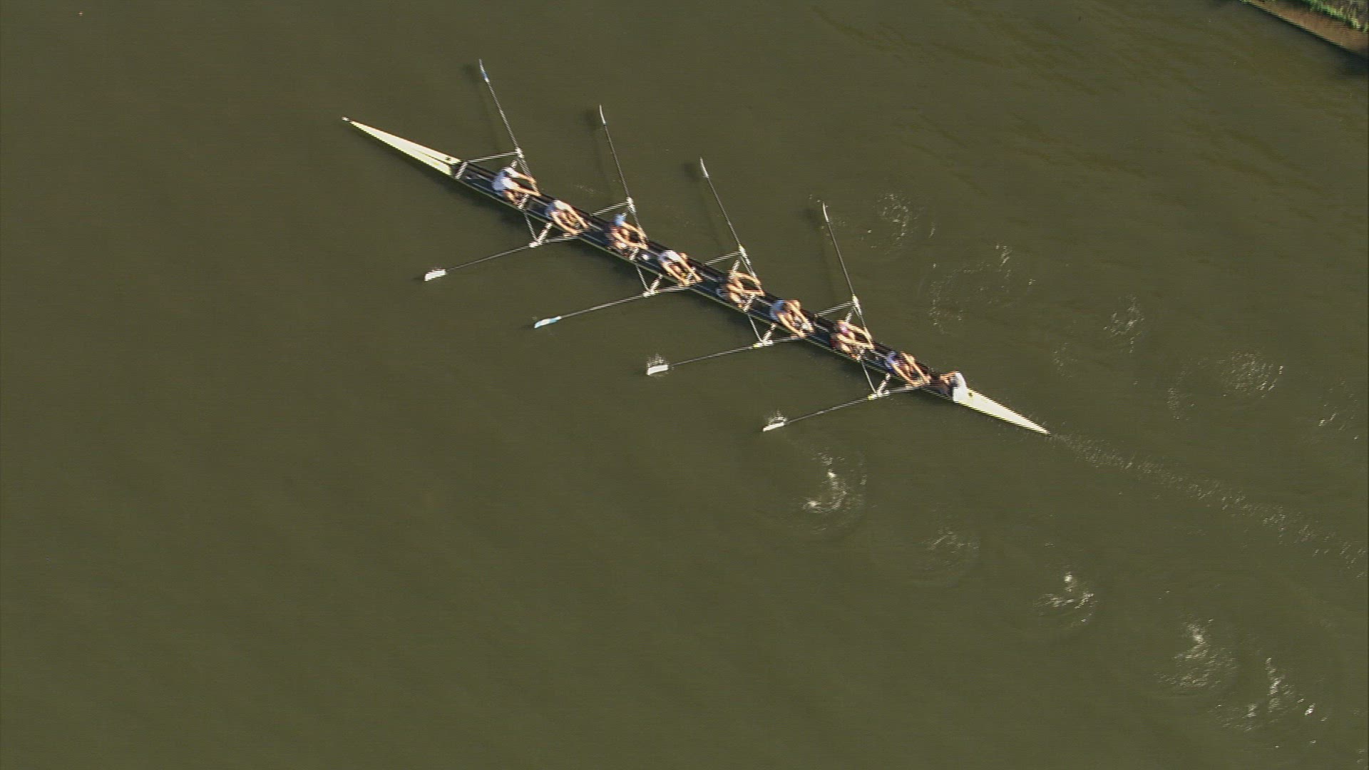 584635793 / Eight / Rowing / Belgium / Aerial