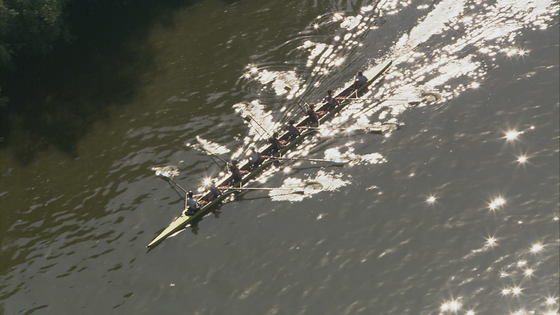 383014553 / Eight / Rowing / Belgium / Aerial