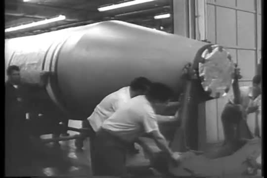 The Redstone missile is built and launched in 1957.