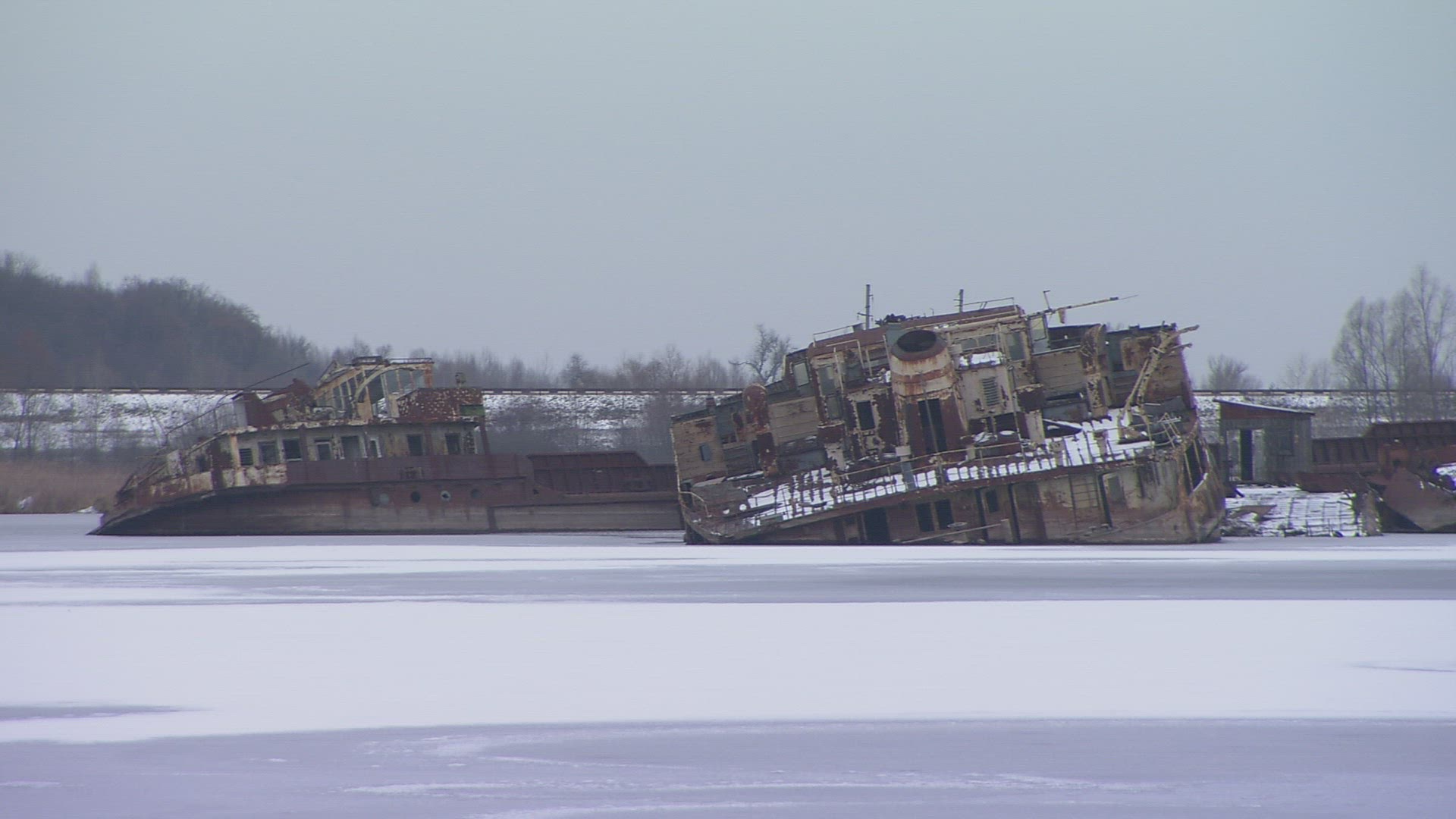 231951107 / Shipwreck / Prypyat / Chernobyl / Ukraine