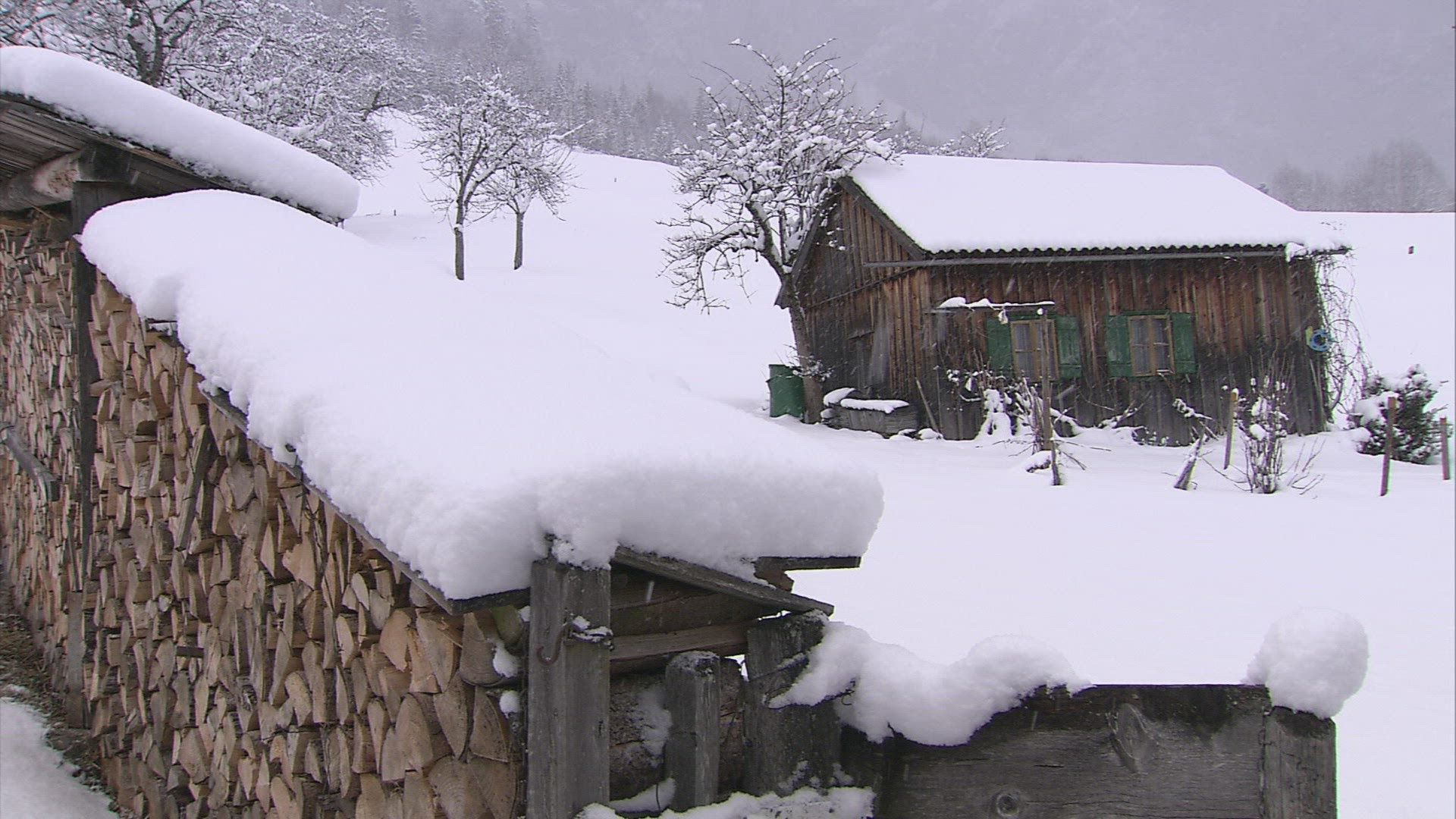 641596752 / Residential Building / Snowfall / Winter / Austria