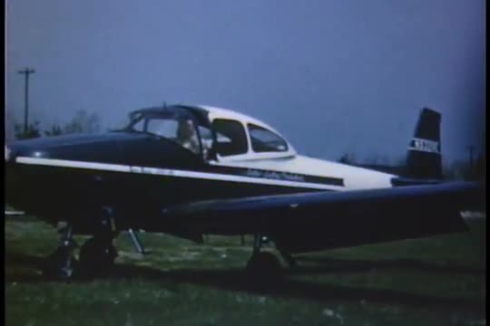 Arthur Godfrey flies a light airplane and a DC3 in 1953.