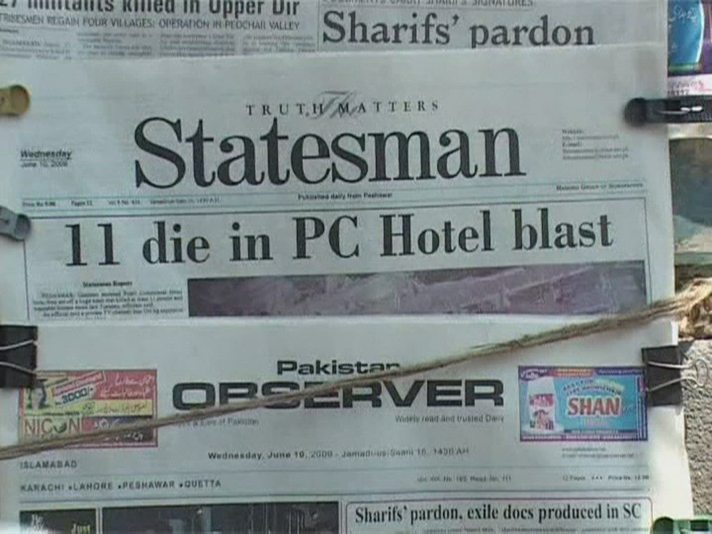 419109183 / Bomb Attack / Pearl Continental Hotel / Pakistan