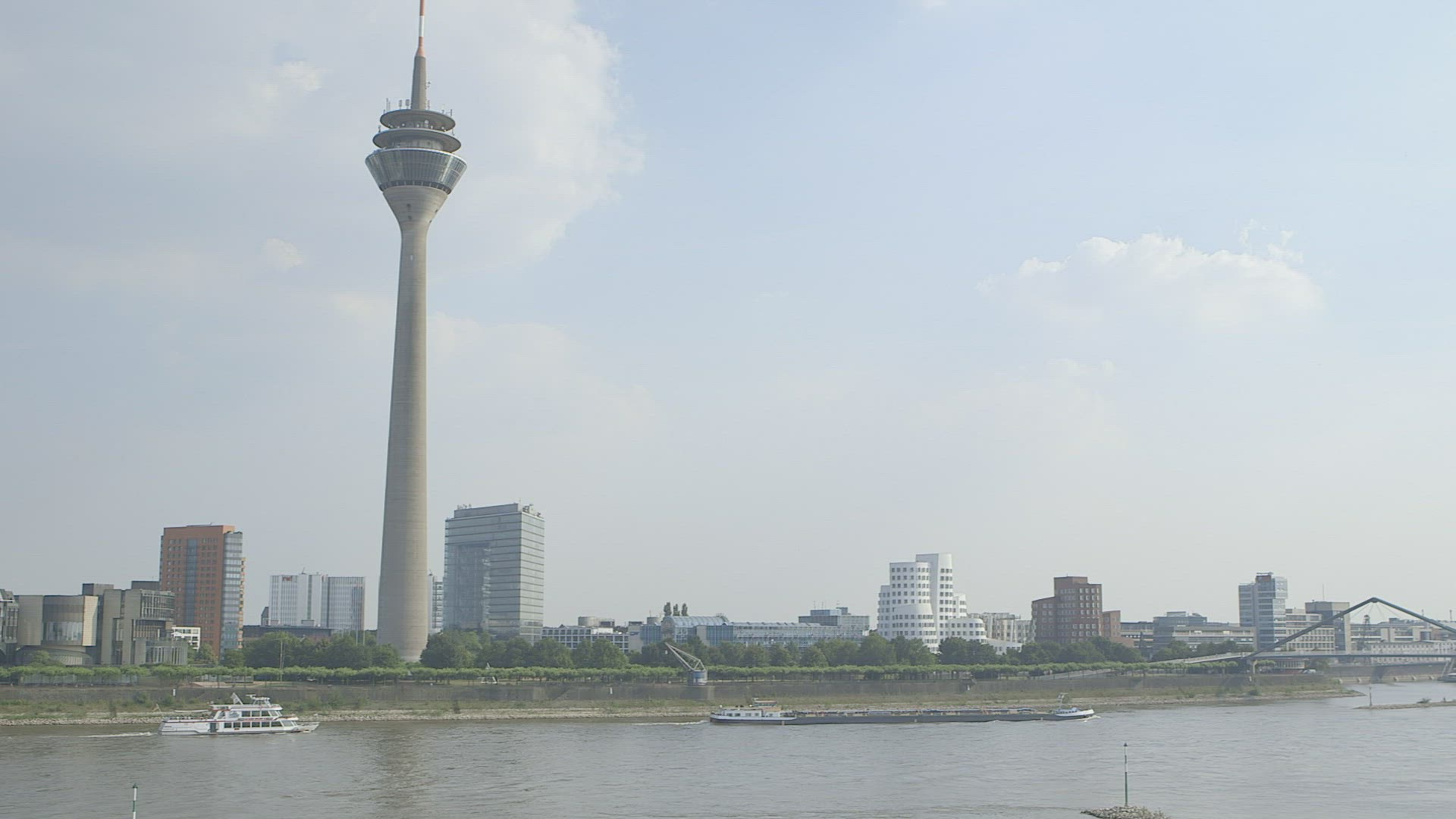 749711218 / Rhine Tower / Rhine / Duesseldorf / Germany