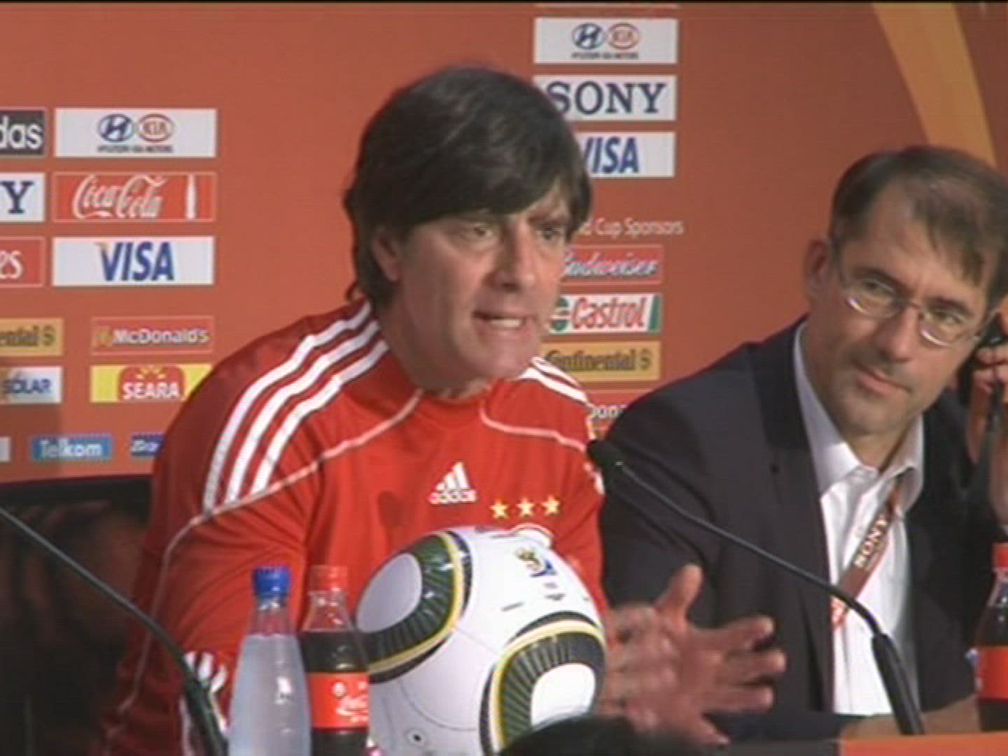 934903431 / German National Team / Press Conference / Quater Final / WC 2010