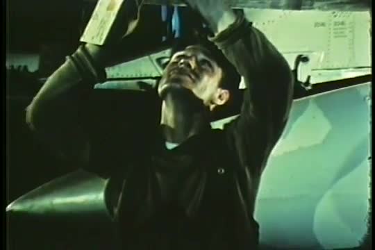 Life aboard an aircraft carrier in the 1960s.